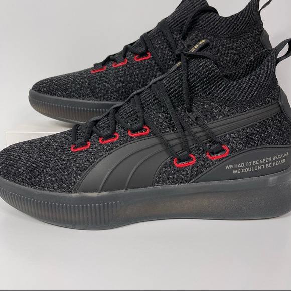 PUMA CLYDE COURT DISRUPT REFORM MENS BASKETBALL SHOES SIZE 10 BLACK MEEK MILL - Picture 7 of 10